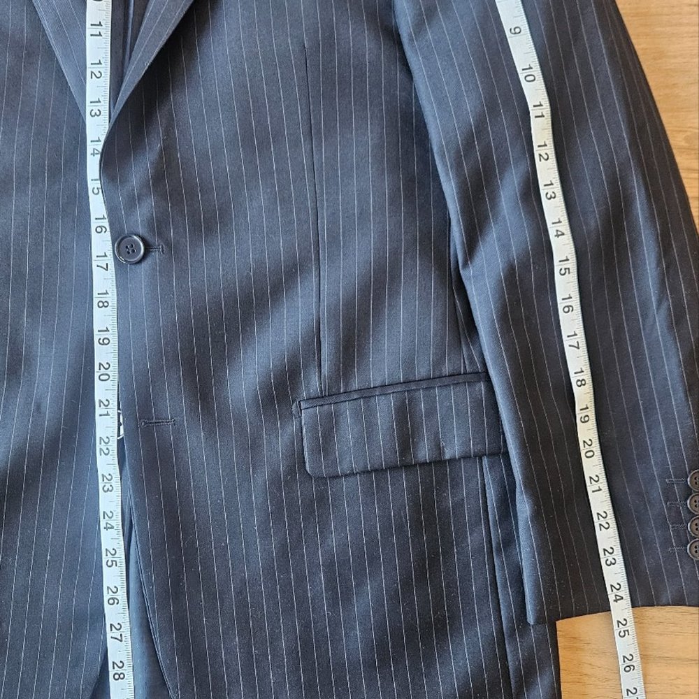 Mantoni Mens Blazer Sports Coat 2 button Casual Jacket Size 38R Wool Suit - Picture 14 of 14